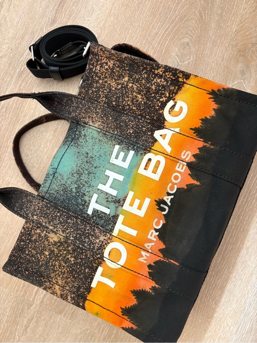 Medium Marc Jacobs custom The Tote Bag w/ Milky Way on the Horizon - Picture 2 of 10